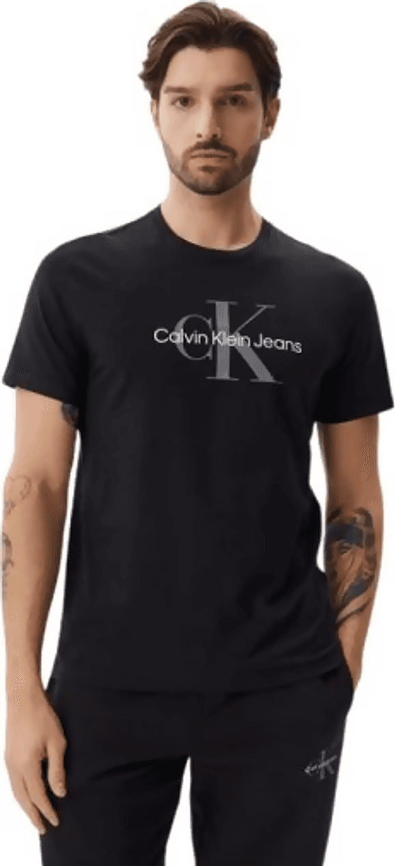 Maglietta Calvin Klein per uomo a manica corta, cotone 100%, manica corta, maglia estiva in T-shirt Loweconomy - Marineo, commercioVirtuoso.it
