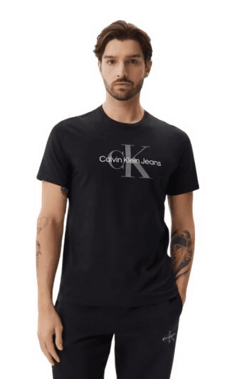 Maglietta Calvin Klein per uomo a manica corta, cotone 100%, manica corta, maglia estiva in T-shirt Loweconomy - Marineo, commercioVirtuoso.it