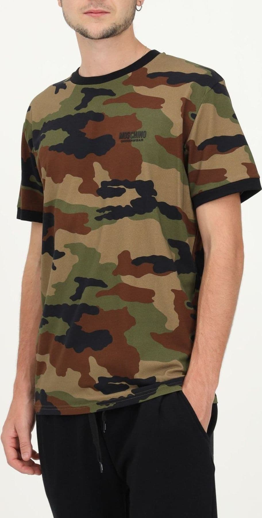 moschino T-SHIRT CAMOUFLAGE da uomo in T-shirt Drestige - Casamassima, commercioVirtuoso.it