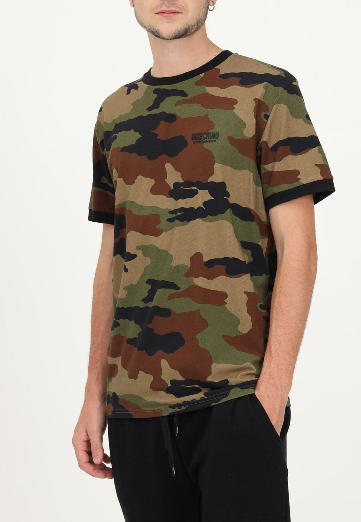moschino T-SHIRT CAMOUFLAGE da uomo in T-shirt Drestige - Casamassima, commercioVirtuoso.it