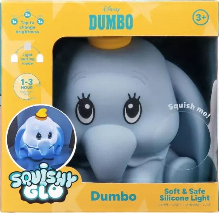 Disney Squishy Glo Silicone Light Dumbo lampada in Lampadari Cartoleria Deja Vu - Crotone, commercioVirtuoso.it