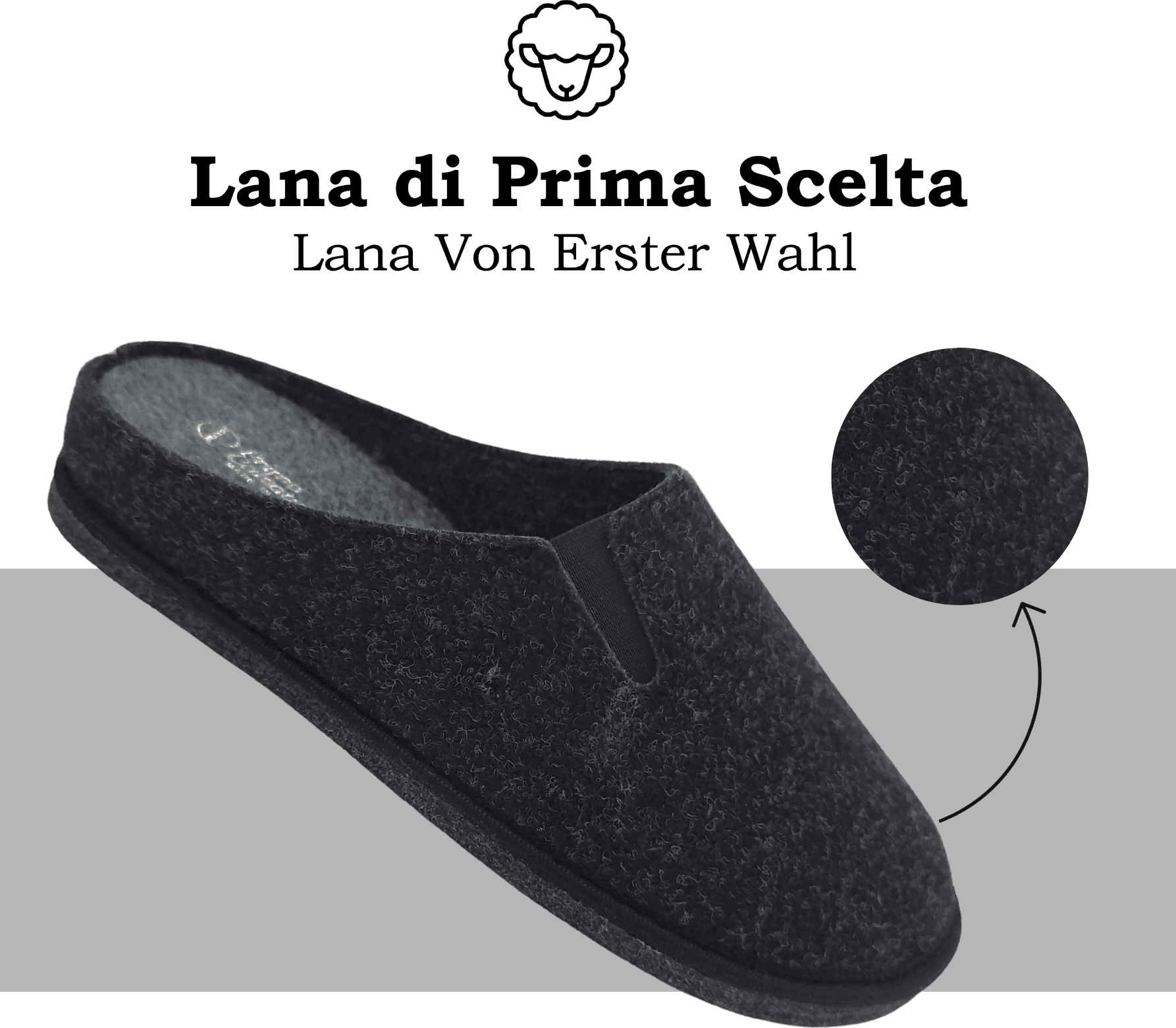 Primo Calzature Ottime Pantofole Chiuse da Uomo, Ciabatte Invernali per Casa, Soletta in Memory Foam, Plantare Estraibile, 100% Made in Italy in Pantofole Primo Calzature - Venezia, commercioVirtuoso.it