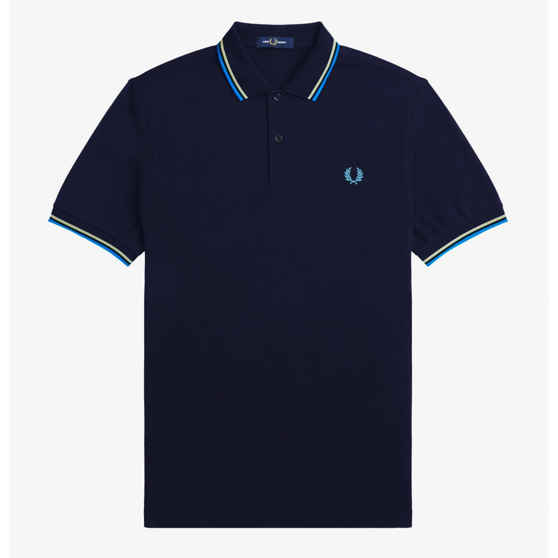Fred Perry Polo Con Doppia Riga Uomo Regolar Fit Polo Maniche Corte Con Colletto in Polo Euforia - Bronte, commercioVirtuoso.it
