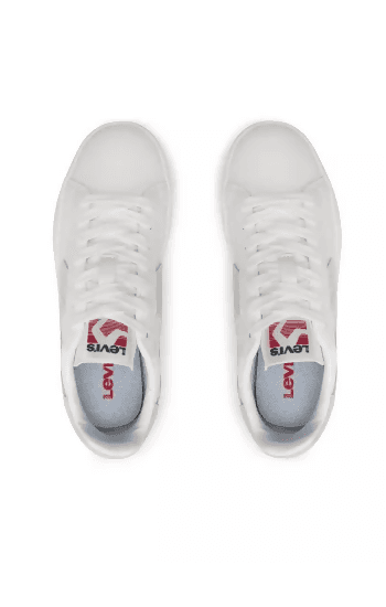 Scarpe Levi's per uomo colore blu jeans, sneakers in tessuto simil pelle con grip antiscivolo in Sneaker casual Loweconomy - Marineo, commercioVirtuoso.it