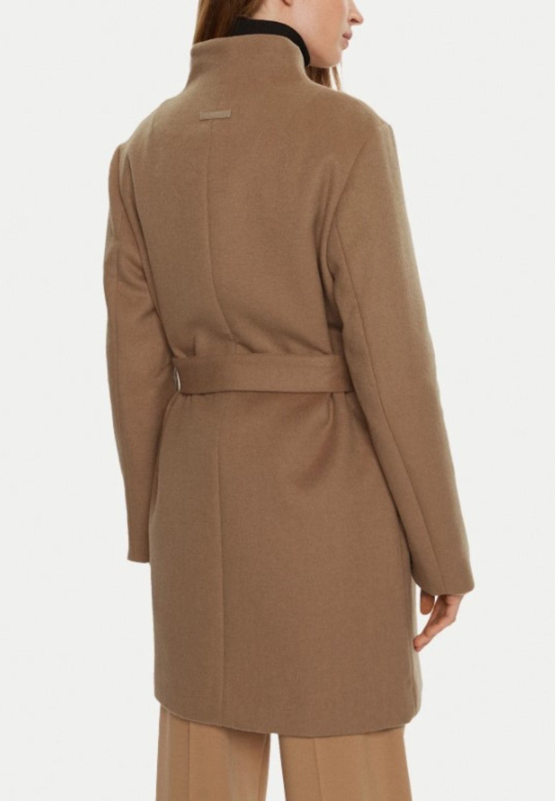 calvin klein CAPPOTTO WOOL FUNNEL NECK COAT da donna in Giacche Drestige - Casamassima, commercioVirtuoso.it