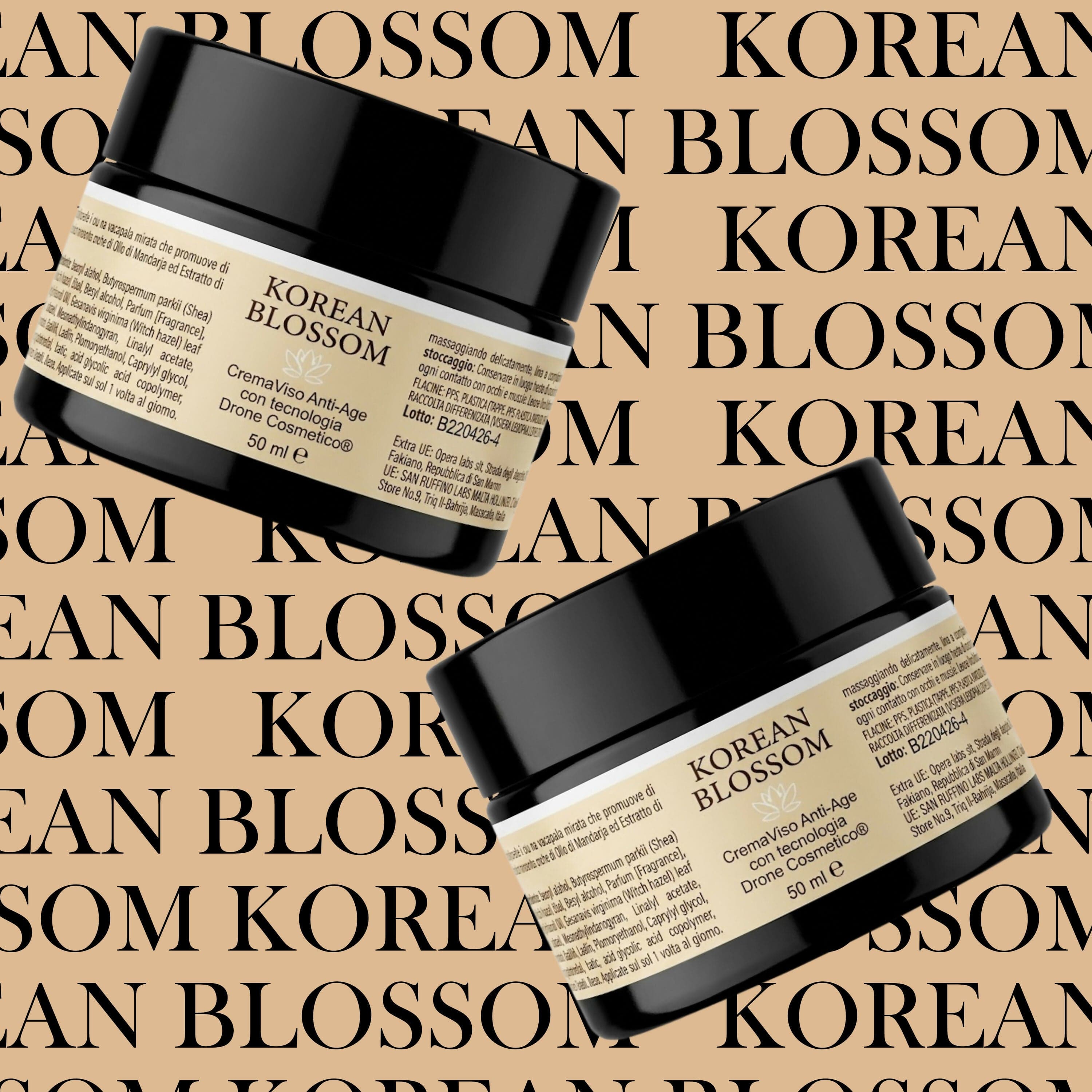 Korean Blossom Crema Viso Anti-Età – Tecnologia Drone Cosmetico Hyalufiller – Nutriente e Idratante – 50ml in Creme BasketGuru Italia - Palermo, commercioVirtuoso.it