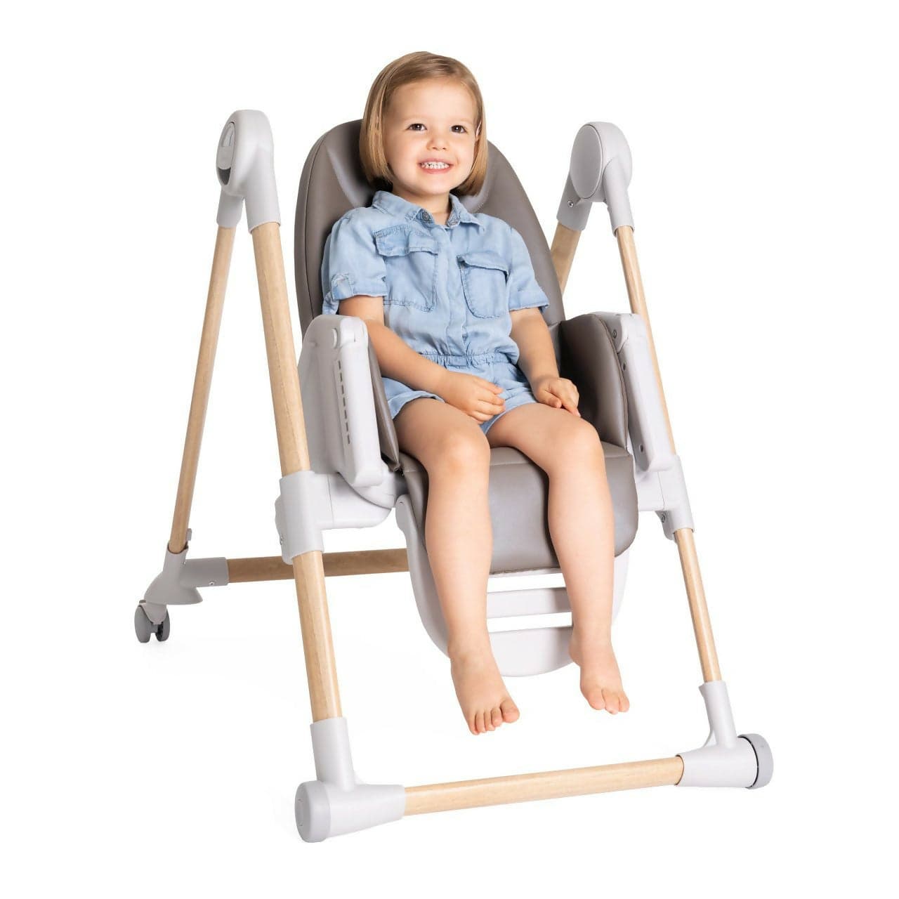 CHICCO Polly Armonia Seggiolone Evolutivo Pappa per Bambini da 0 Mesi a 40 kg, Seggiolone Reclinabile a Sdraietta con Altezza e Poggiapiedi Regolabili, 4 Ruote, Chiusura Compatta, grigio scuro, colore SCANDINAVIAN in Seggioloni Sanitaria Gioia del Bimbo - Villa San Giovanni, commercioVirtuoso.it