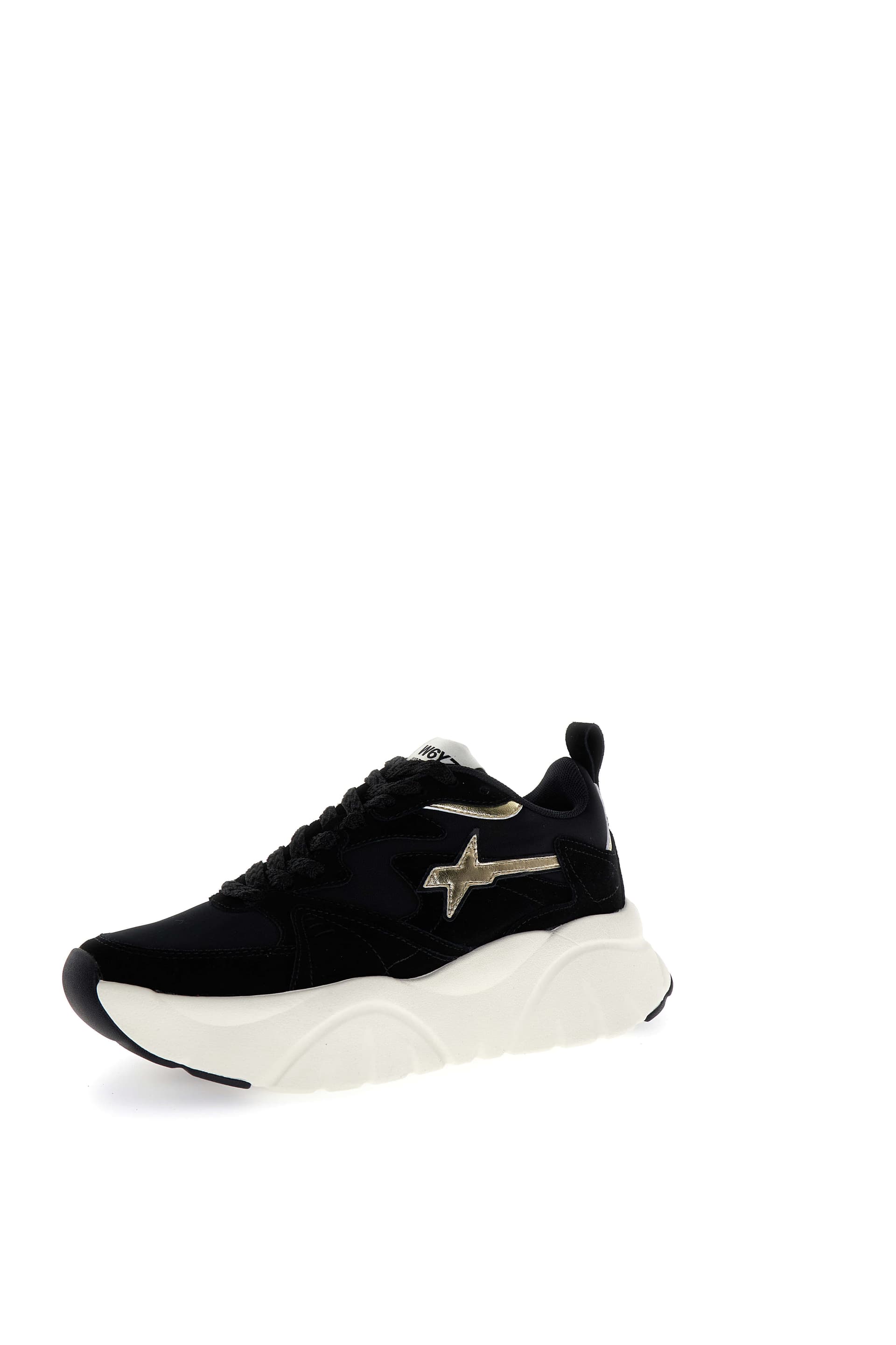 W6yz scarpe donna AVA-w suede nylon Black 20019469010A01. in Sneaker casual Broadway Red - Barletta, commercioVirtuoso.it