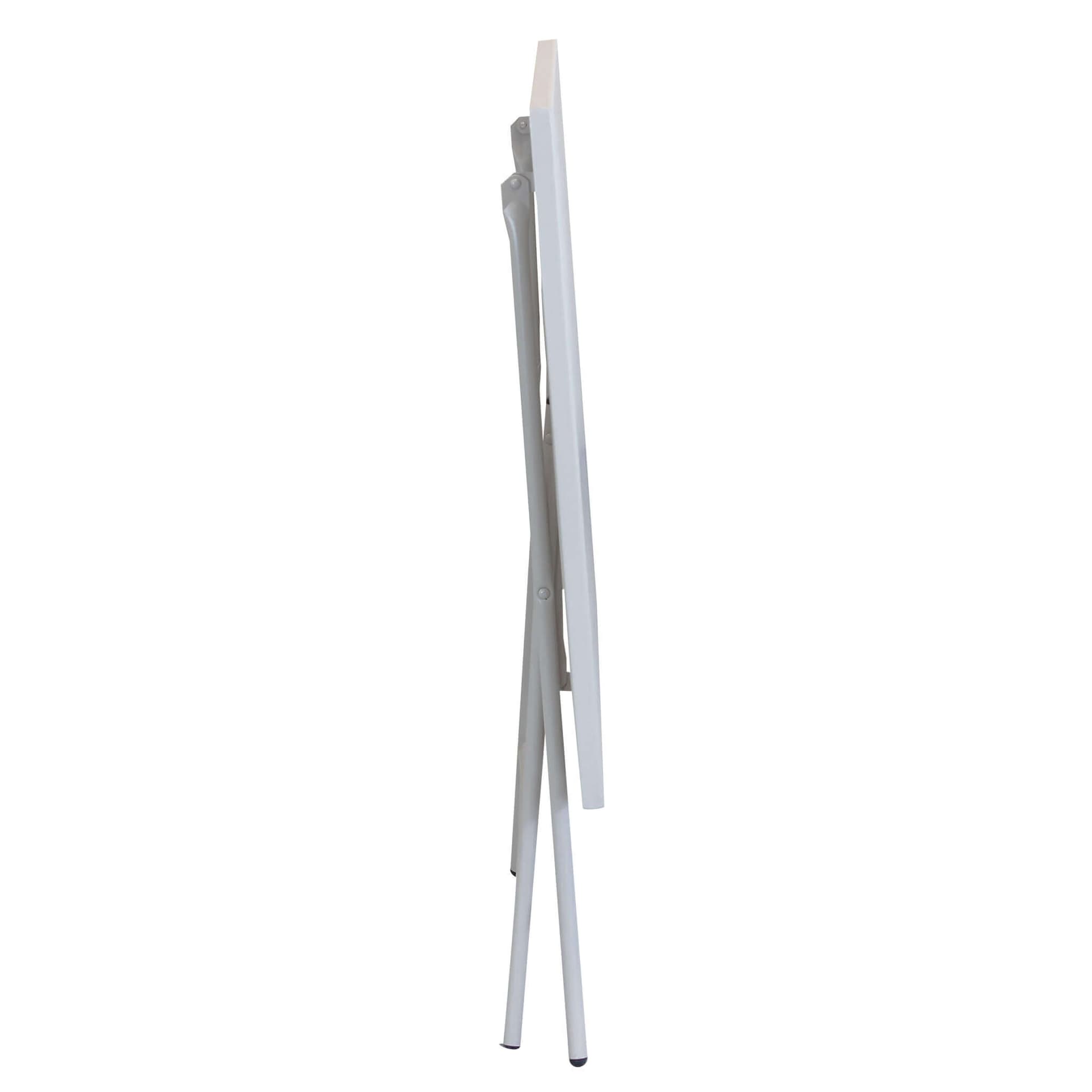 ROMANUS - tavolo da giardino quadrato pieghevole in ferro 70x70 Tortora in Tavoli standard Milani Home - Dueville, commercioVirtuoso.it