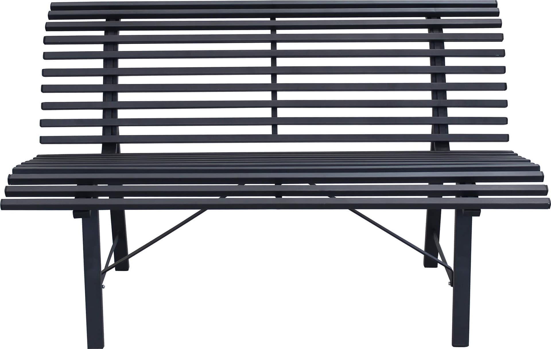 LORA - panca da giardino in metallo cm 130x75x79 h Antracite in Panche Milani Home - Dueville, commercioVirtuoso.it