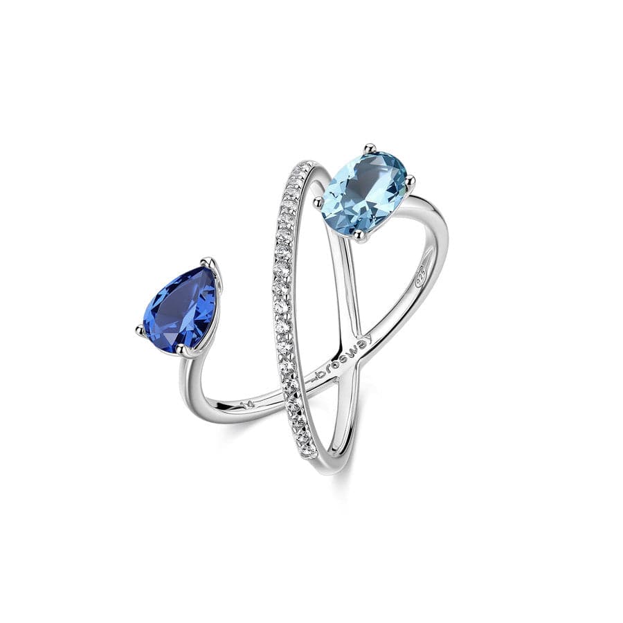 Anello Brosway Fancy - Freedom Blue FFB134E in Anelli Gioielleria Cameli - Monte Urano, commercioVirtuoso.it