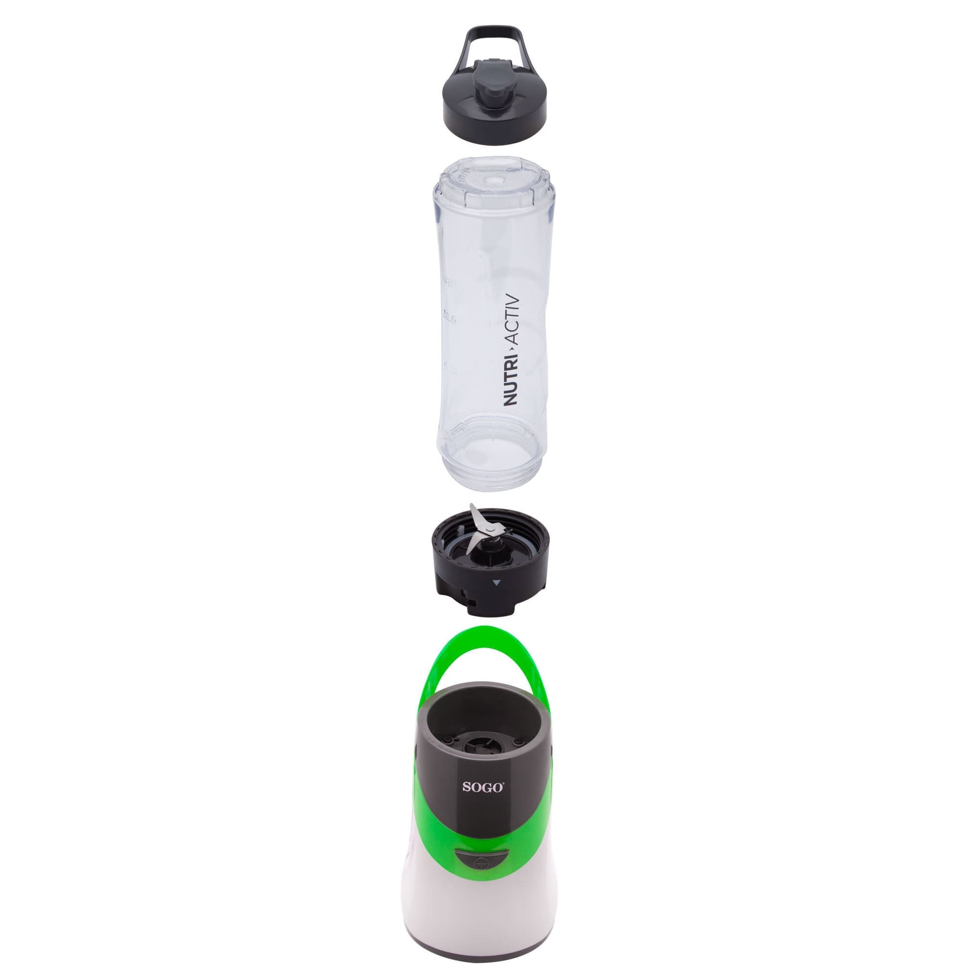 Frullatore Portatile SOGO 350W, Blender Smoothie con Borraccia Sport 600 ml, BPA Free, Lame in Acciaio Inox, Verde in prodotto SellUp - Bassano del Grappa, commercioVirtuoso.it