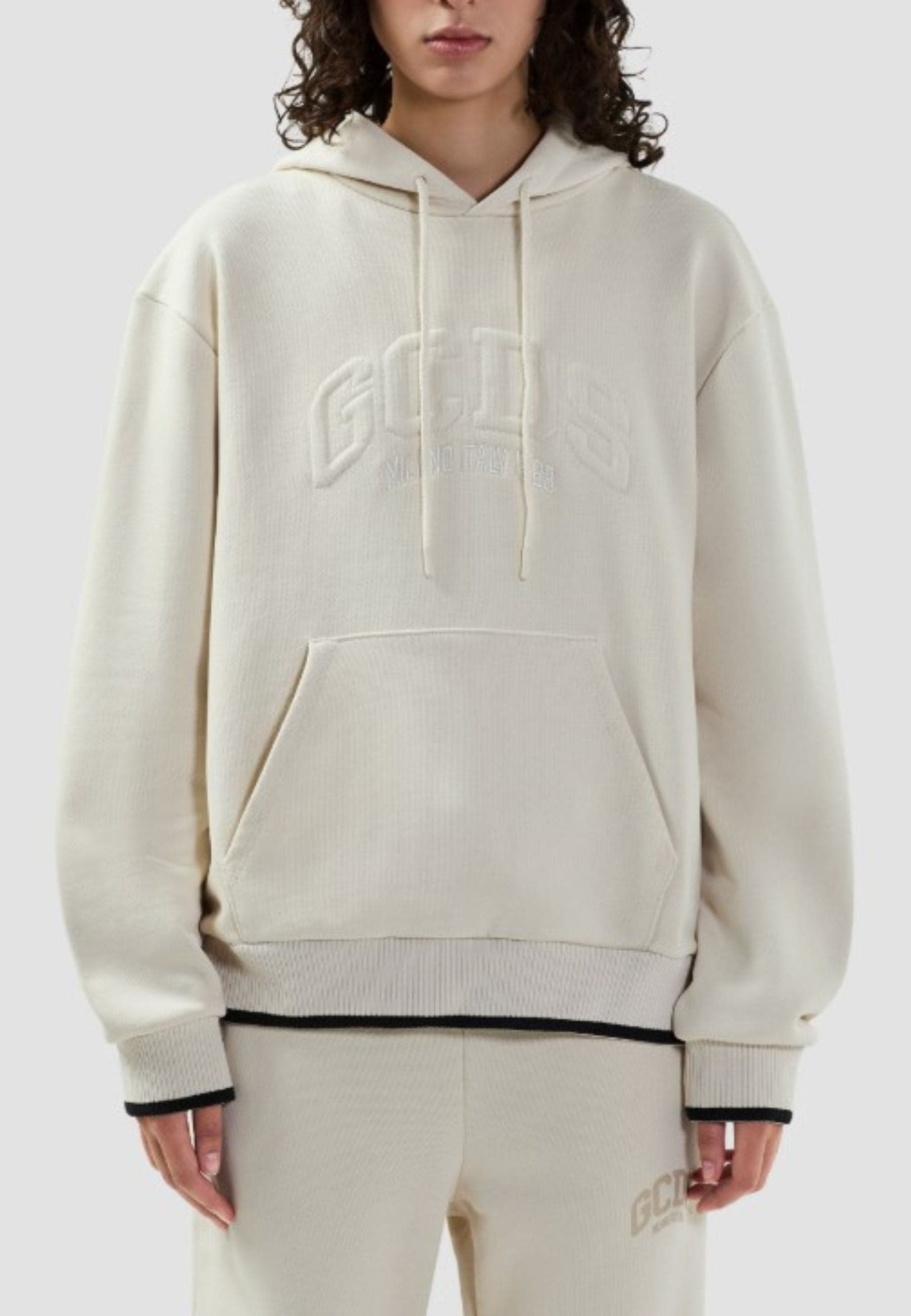 GCDS FELPA LOGO LOUNGE HOODIE da donna in Felpe senza cappuccio Drestige - Casamassima, commercioVirtuoso.it