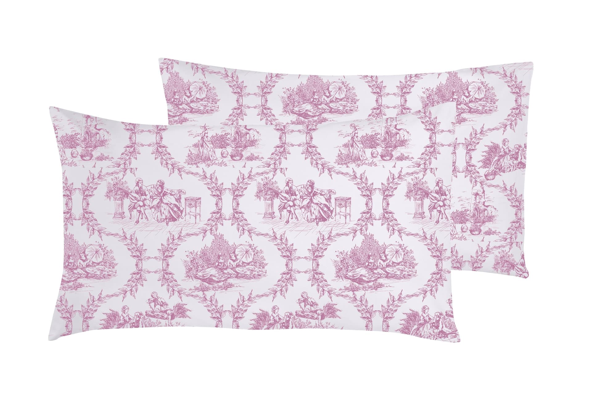 Completo letto lenzuola federe stampa digitale in cotone made in italy TOILE DE JOUY BORGOGNA in Set di lenzuola e federe Vanita di raso - Sesto San Giovanni, commercioVirtuoso.it