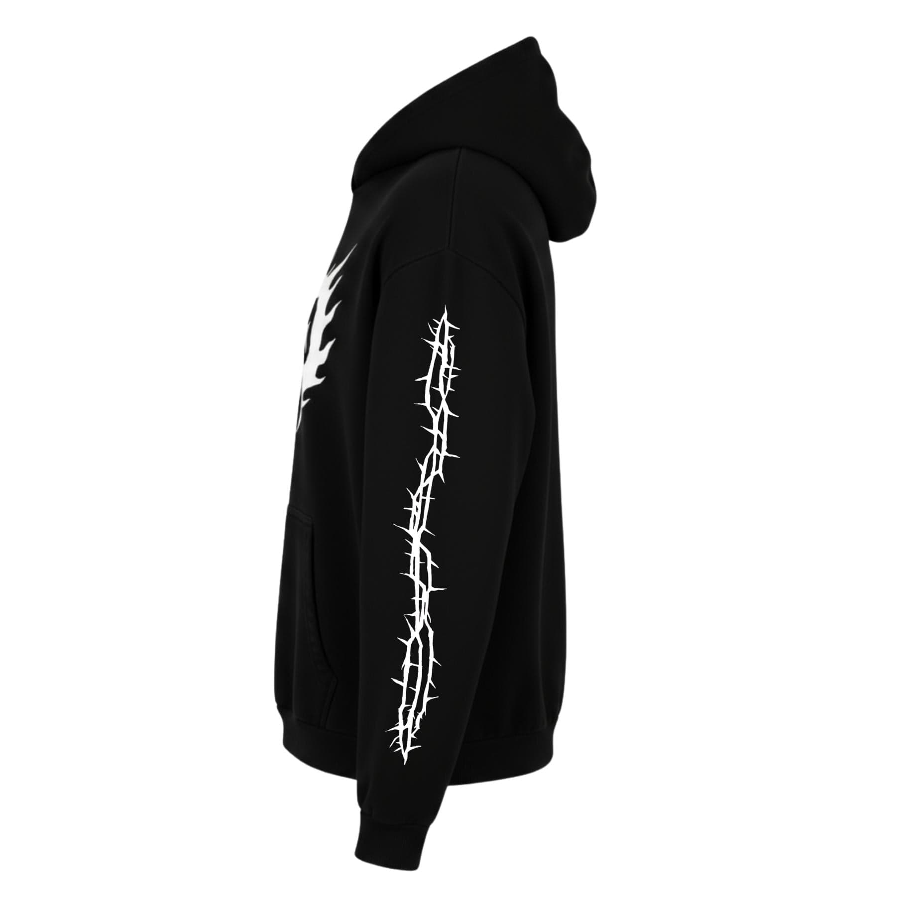 Felpa Ghettoblaster Metal hoodie black in Felpe senza cappuccio Glad Store - Genova, commercioVirtuoso.it
