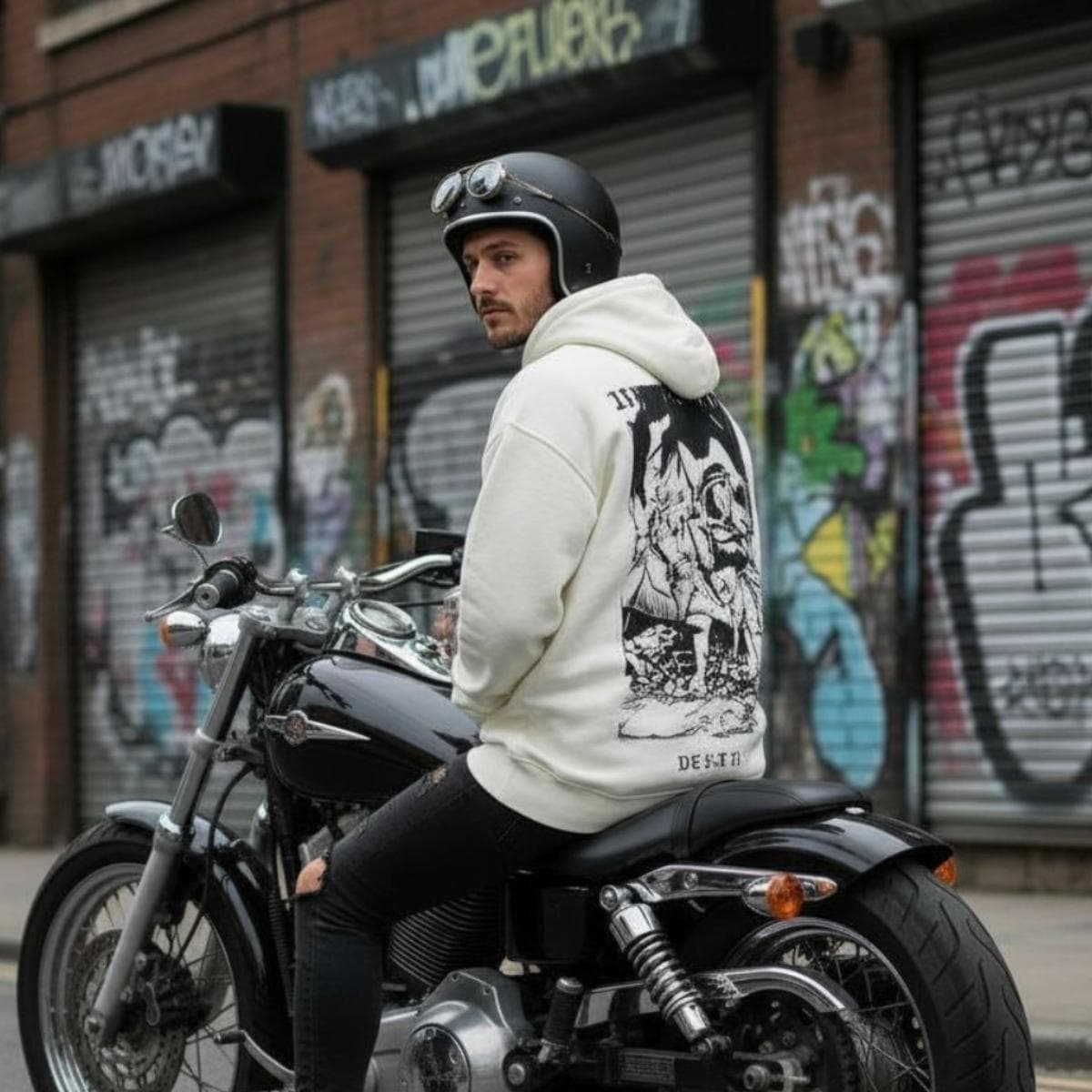 Felpa Ghettoblaster Tarots Death hoodie butter in Felpe con cappuccio Glad Store - Genova, commercioVirtuoso.it