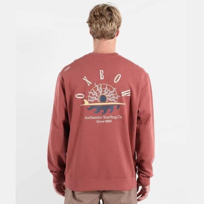 Felpa Oxbow Sandbar  Red in Ginevra Glad Store - Genova, commercioVirtuoso.it