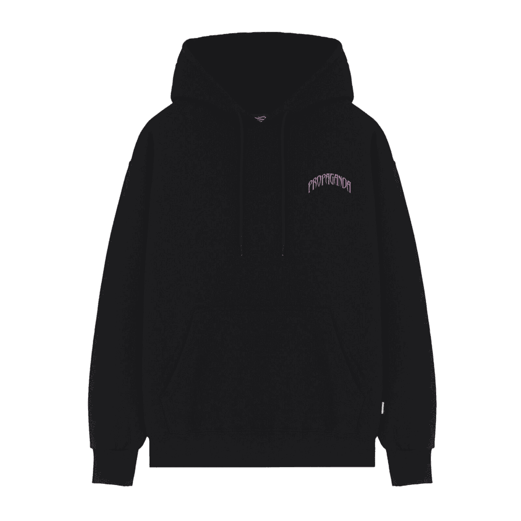 Felpa Propaganda Triangle Panther hoodie black