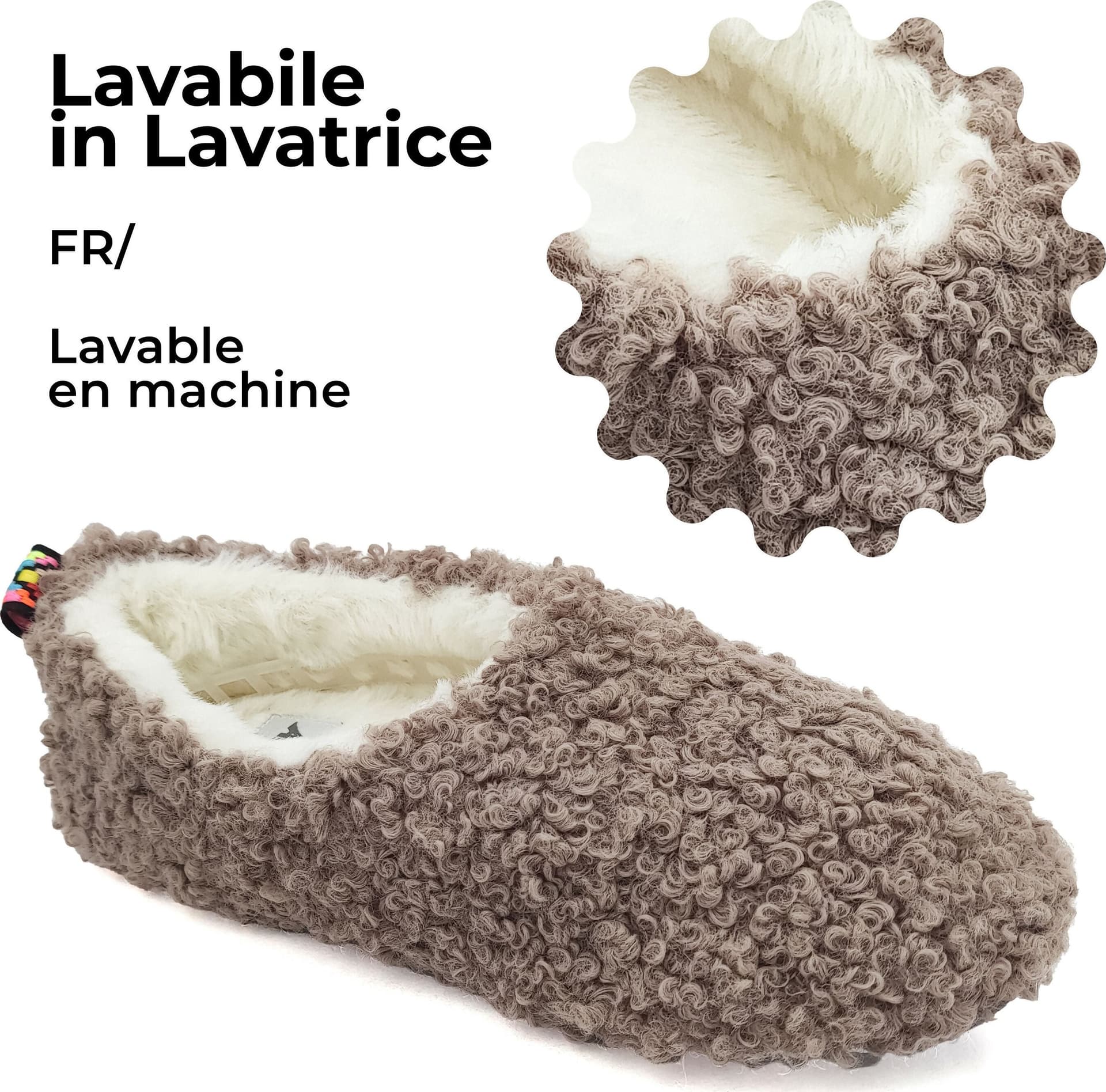 Le Pelosone Ciabatte Donna Invernali Da Casa Babbucce in Peluche Spettinato Pantofole Chiuse Suola per Parquet in Ciabatte moda Primo Calzature - Venezia, commercioVirtuoso.it