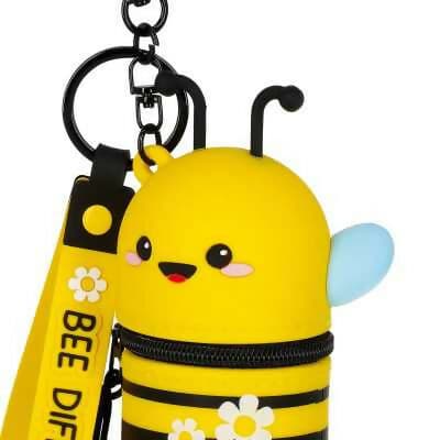 MINI KAWAII con zip ASTUCCIO in silicone APE legami BEE portapenne TOMBOLINO in Astucci Cartoleria Deja Vu - Crotone, commercioVirtuoso.it