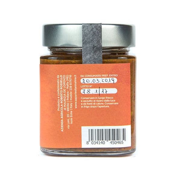 Sapori Eoliani - Salsa al finocchietto selvatico di salina in olio extravergine di oliva 300 gr in Marinate Sicilya - Messina, commercioVirtuoso.it