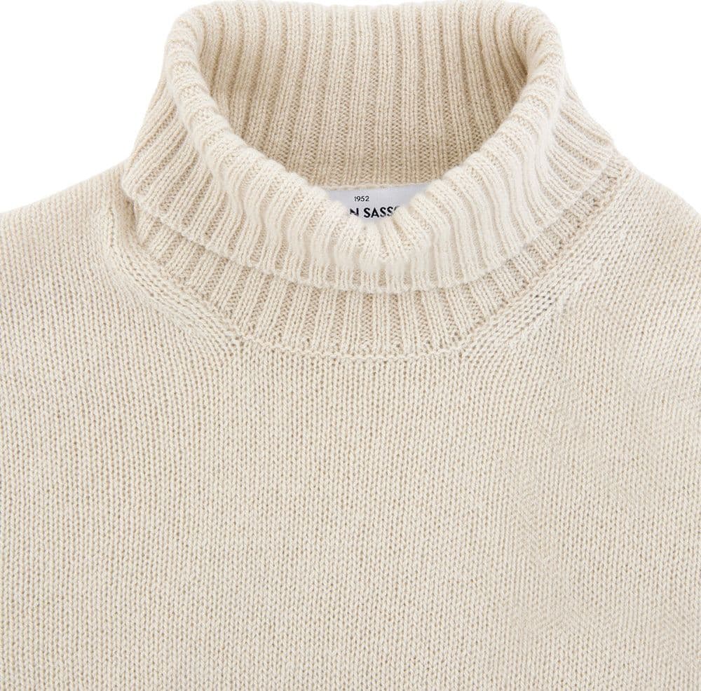 Gran Sasso Maglione Dolcevita Beige in Lana da uomo in Maglioni Drestige - Casamassima, commercioVirtuoso.it