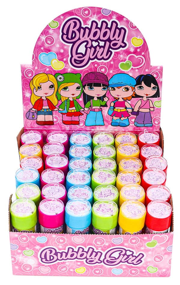 Bolle di Sapone 60ml 'Bubbly Girl' 36 pezzi