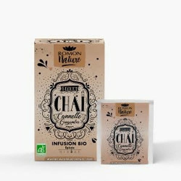 Regalo Sacchetto di stoffa Natalizio Sidro Artigianale Biologico dolce 75cl Bretagne/Infuso chaï bio - 16 bustine / Tavoletta di cioccolato Cachet bio 100g caramello e sale del mare in Sidro Liv’eat - Lurago Marinone, commercioVirtuoso.it