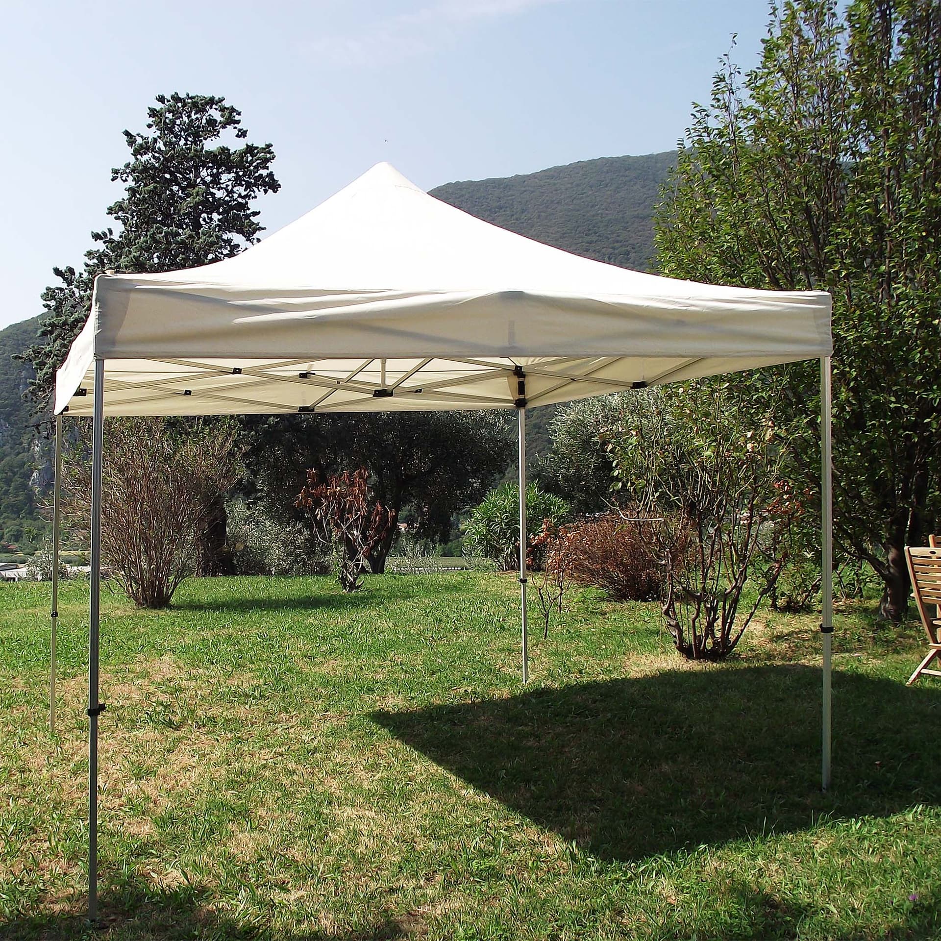 LEVIS - gazebo pieghevole e richiudibile completo di sacca protettiva 3x3 in alluminio Bianco in Gazebo Milani Home - Dueville, commercioVirtuoso.it