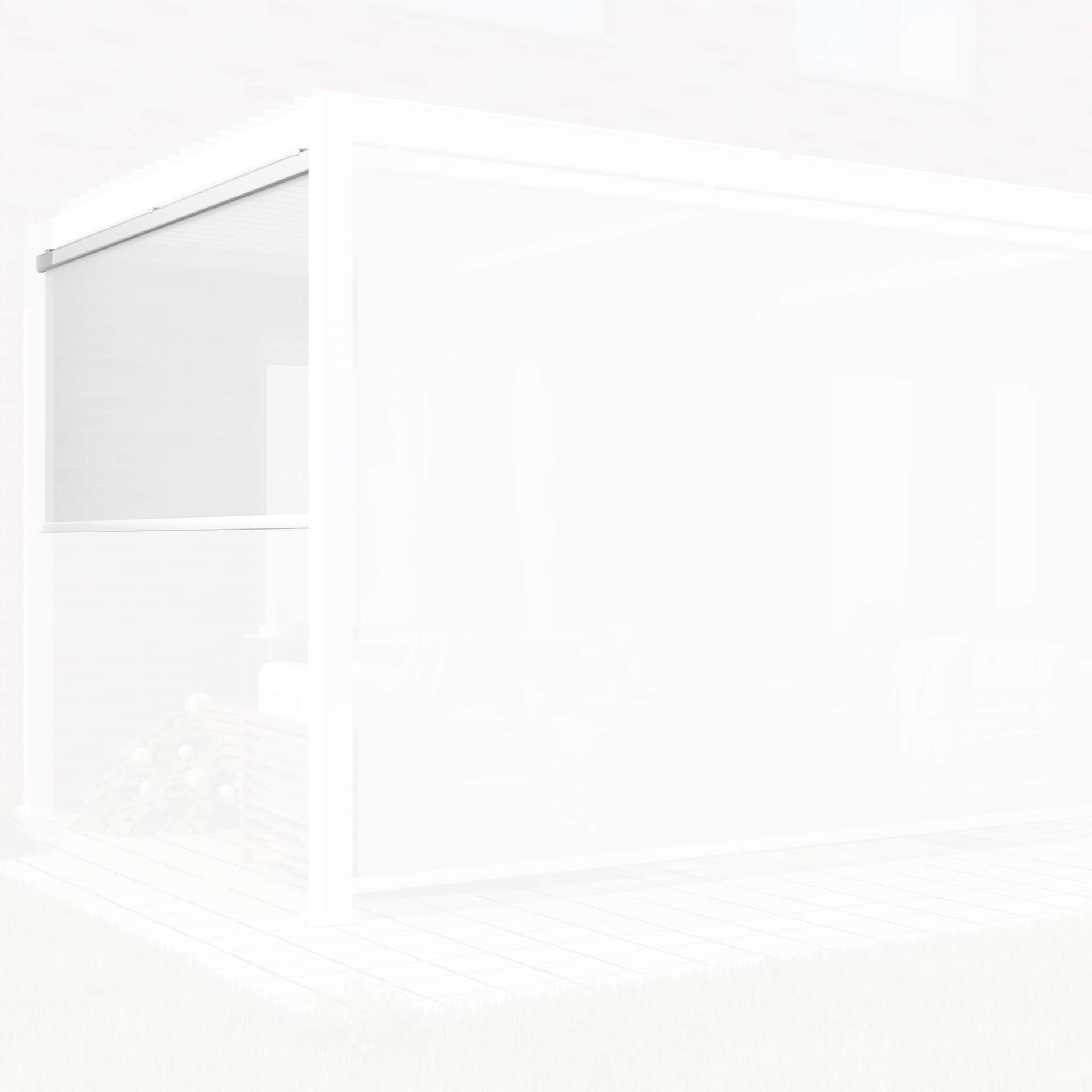 NIMBUS - parete laterale da 3 m per pergola Bianco in Gazebo Milani Home - Dueville, commercioVirtuoso.it