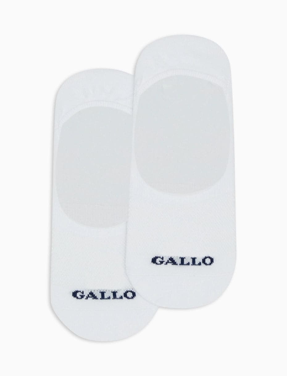 Gallo Solette accollate uomo cotone bianco tinta unita in Comfort Broadway Red - Barletta, commercioVirtuoso.it