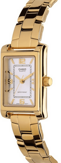 Orologio Casio per donna , LTP-1234PG-7A, d'orato con quadrante bianco, movimento al quarzo impermeabile in Orologi da polso Loweconomy - Marineo, commercioVirtuoso.it
