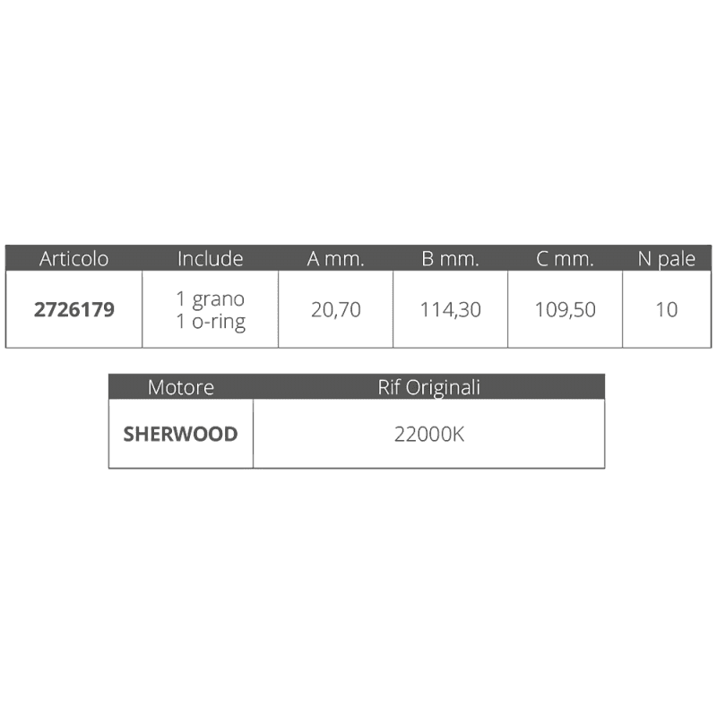 Girante Sherwood 22000K in Ancore Ebricowill - Palermo, commercioVirtuoso.it
