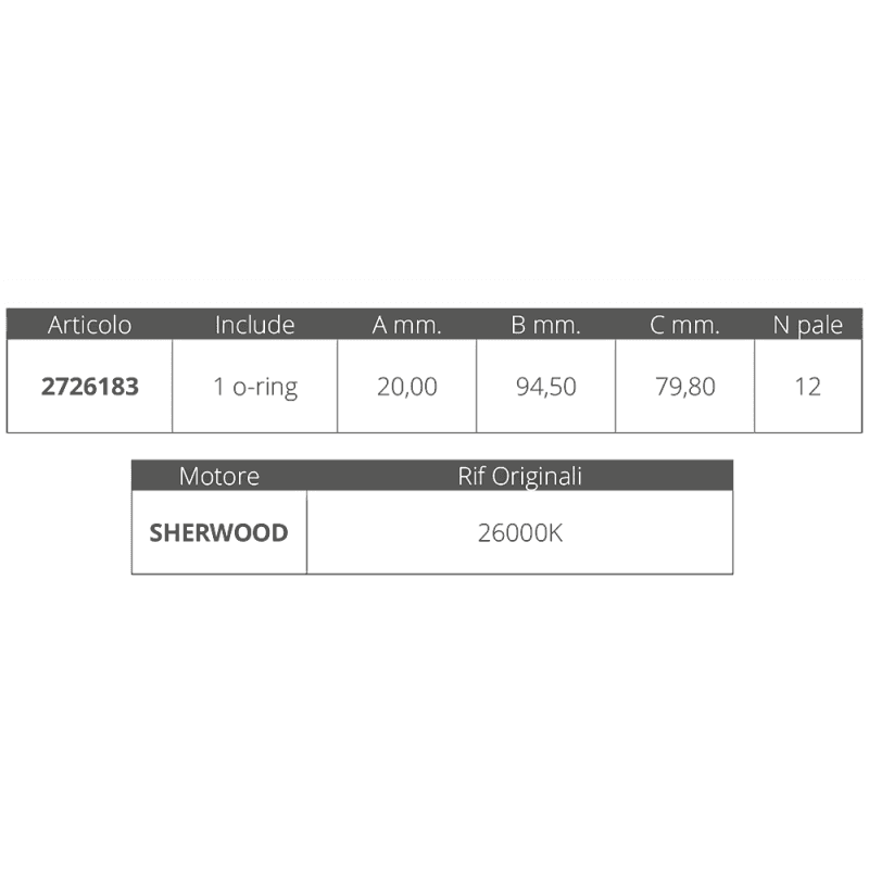 Girante Sherwood 26000K in Ancore Ebricowill - Palermo, commercioVirtuoso.it