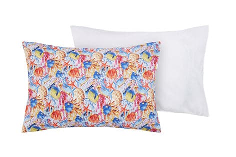 Completo letto lenzuola federe bifaccia double face stampa digitale in cotone made in italy  PESCI TROPICALI/BIANCO in Set di lenzuola e federe Vanita di raso - Sesto San Giovanni, commercioVirtuoso.it