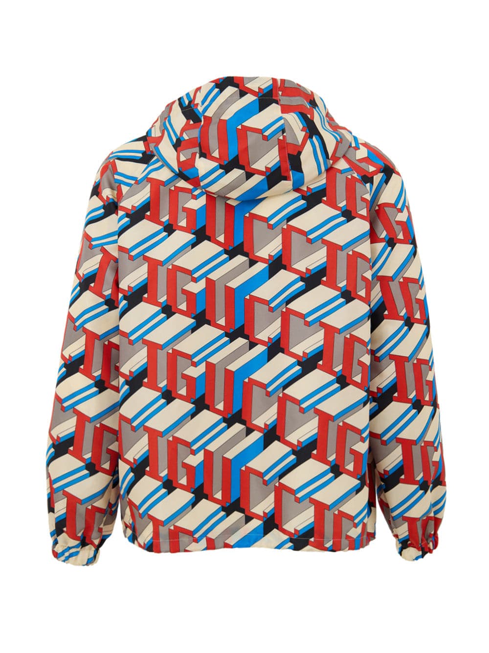 Gucci Giubbino in Nylon con Stampa Geometrica Multicolor da uomo in Giacche Drestige - Casamassima, commercioVirtuoso.it