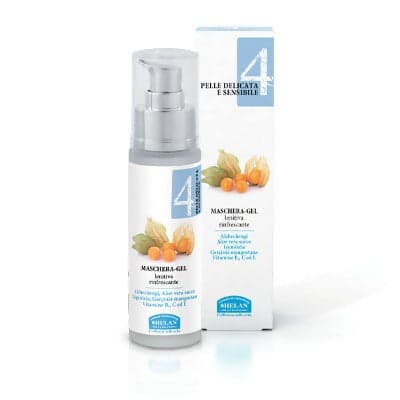 Helan viso 4 pelle delicata e sensibile maschera-gel lenitiva rinfrescante assicura immediato benessere- flacone da 50ml