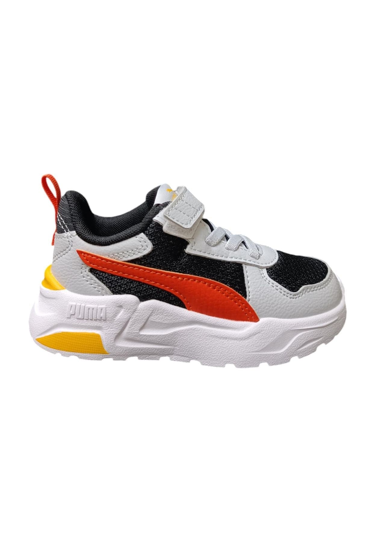 Scarpe sneakers Bambini e ragazzi PUMA TRINITY  grigio-rosso-nero-giallo 20-35 velcro/ 36-39 laccio - 13
