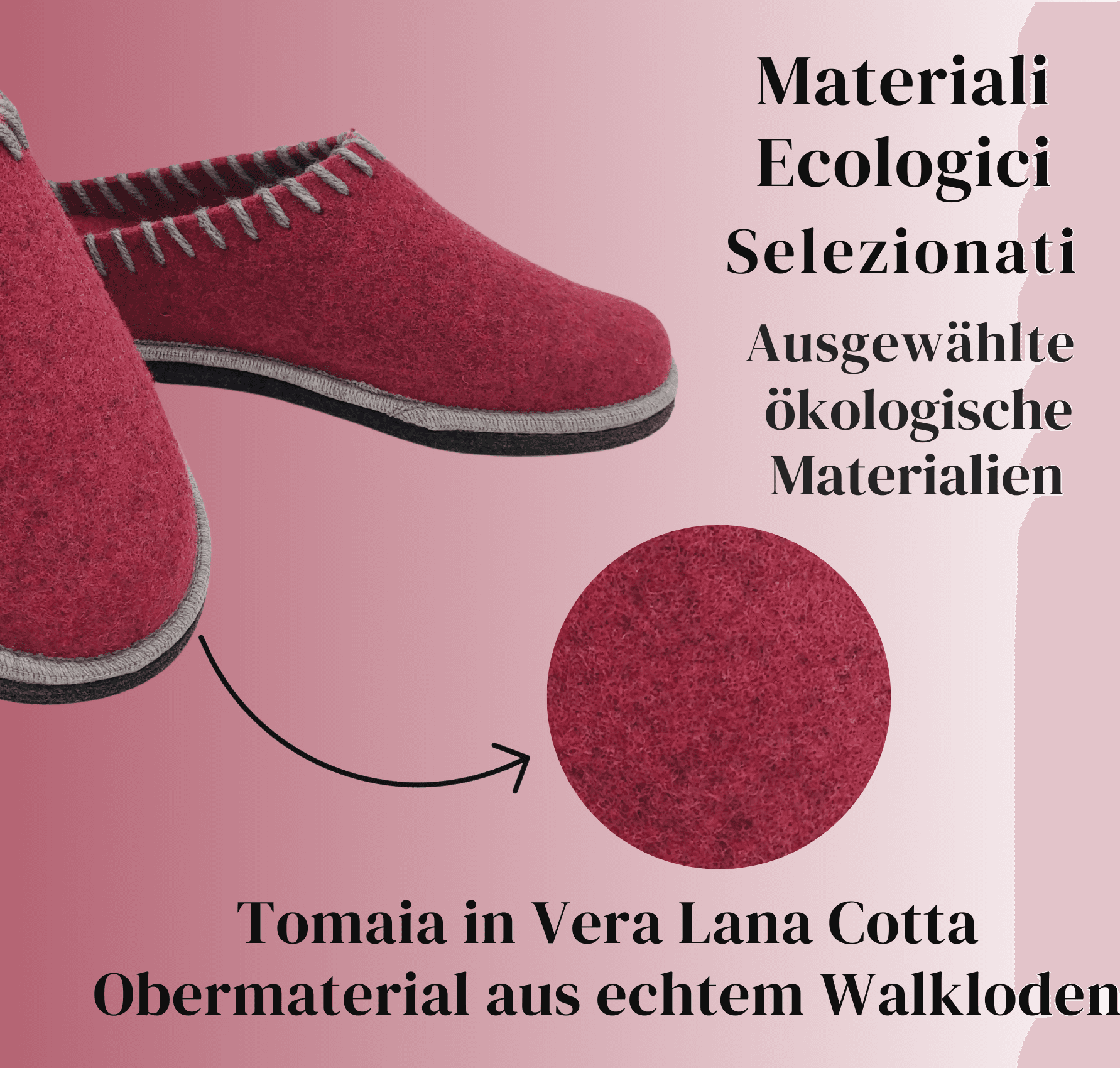 Le Originali Tirolesi Ciabatte Donna in Vera Lana Cotta, Pantofole Invernali 100% Made in Italy, Artigianato Ecosostenibil in Ciabatte moda Primo Calzature - Venezia, commercioVirtuoso.it