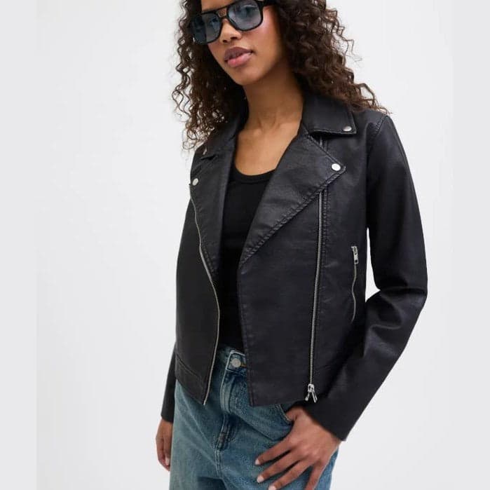 Giacca JJXX Gail Biker Jkt Black in Ginevra Glad Store - Genova, commercioVirtuoso.it