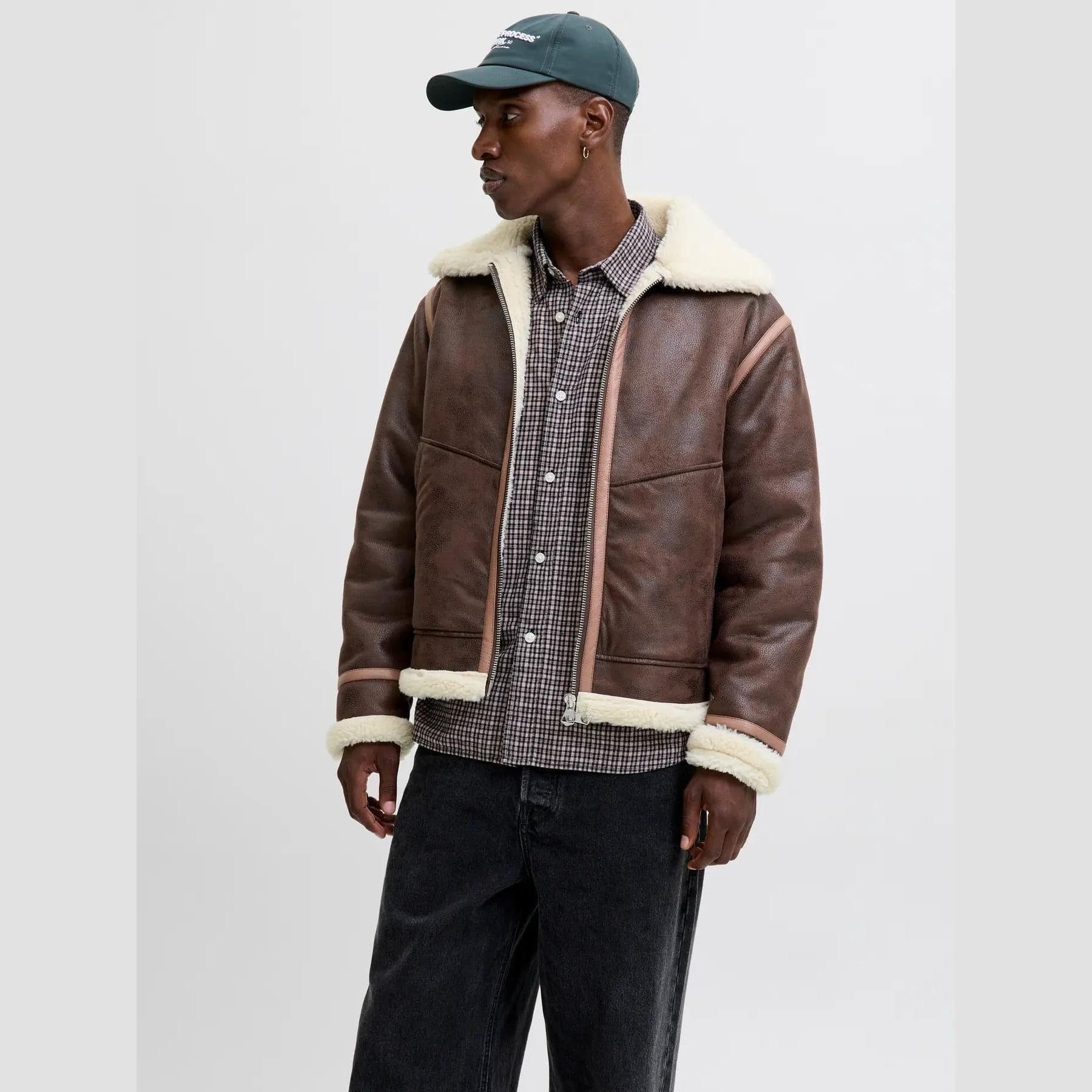 Giacca Jack & Jones Aviator chocolate torte in Giacche Glad Store - Genova, commercioVirtuoso.it