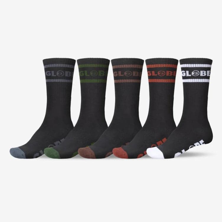 Calze Globe Tilt Hi 5PK Black - 2