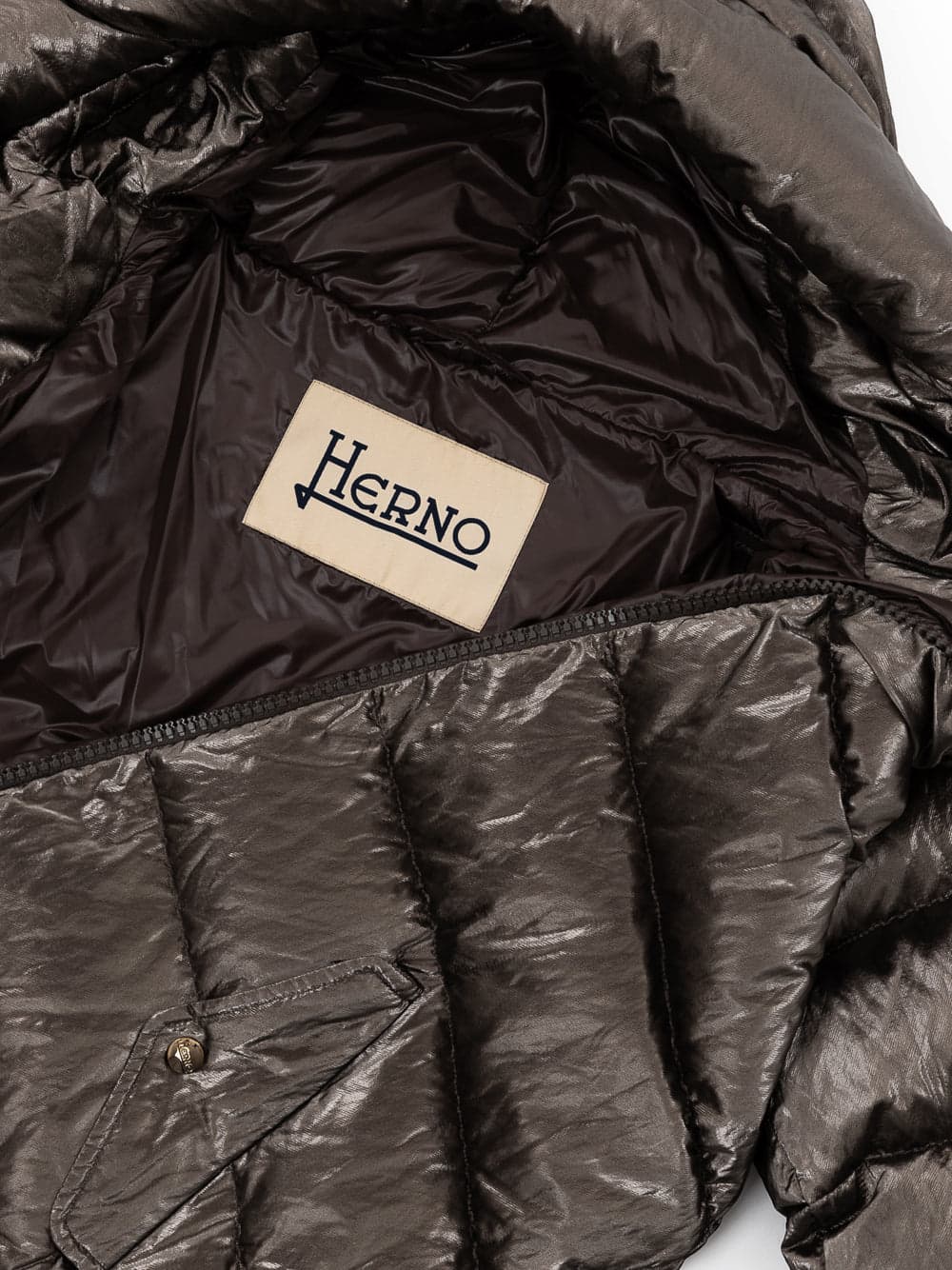 Herno Parka lungo imbottito con cappuccio . da donna in Cappotti Drestige - Casamassima, commercioVirtuoso.it