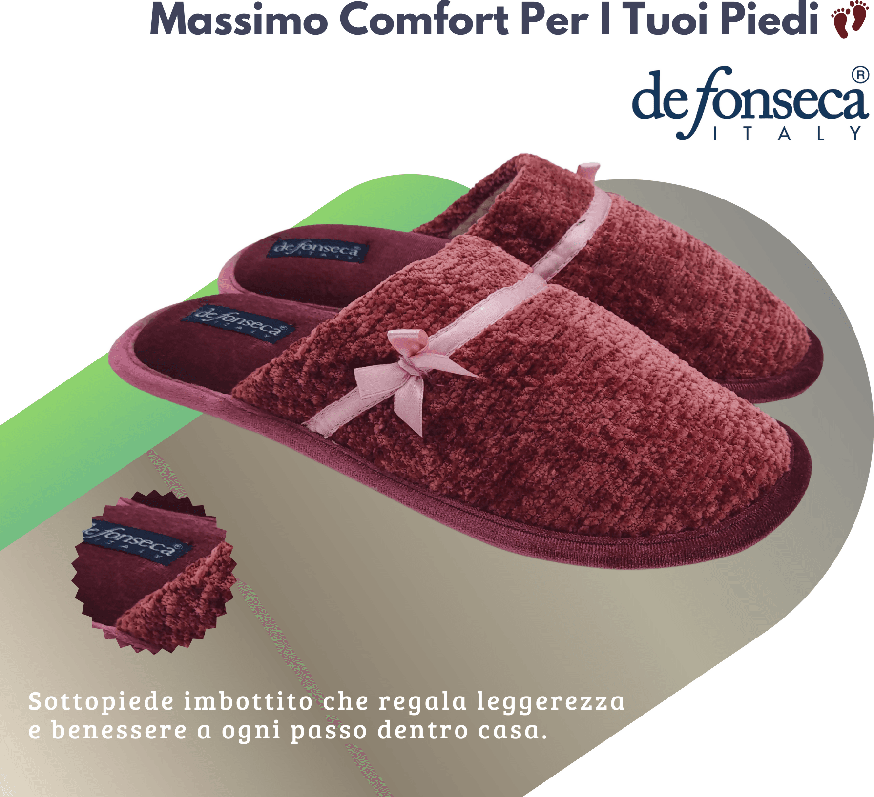 de fonseca Calde Ciabatte Uomo Donna, Pantofole Invernali Chiuse da Casa, Lavabili e per Ospiti in Ciabatte moda Primo Calzature - Venezia, commercioVirtuoso.it