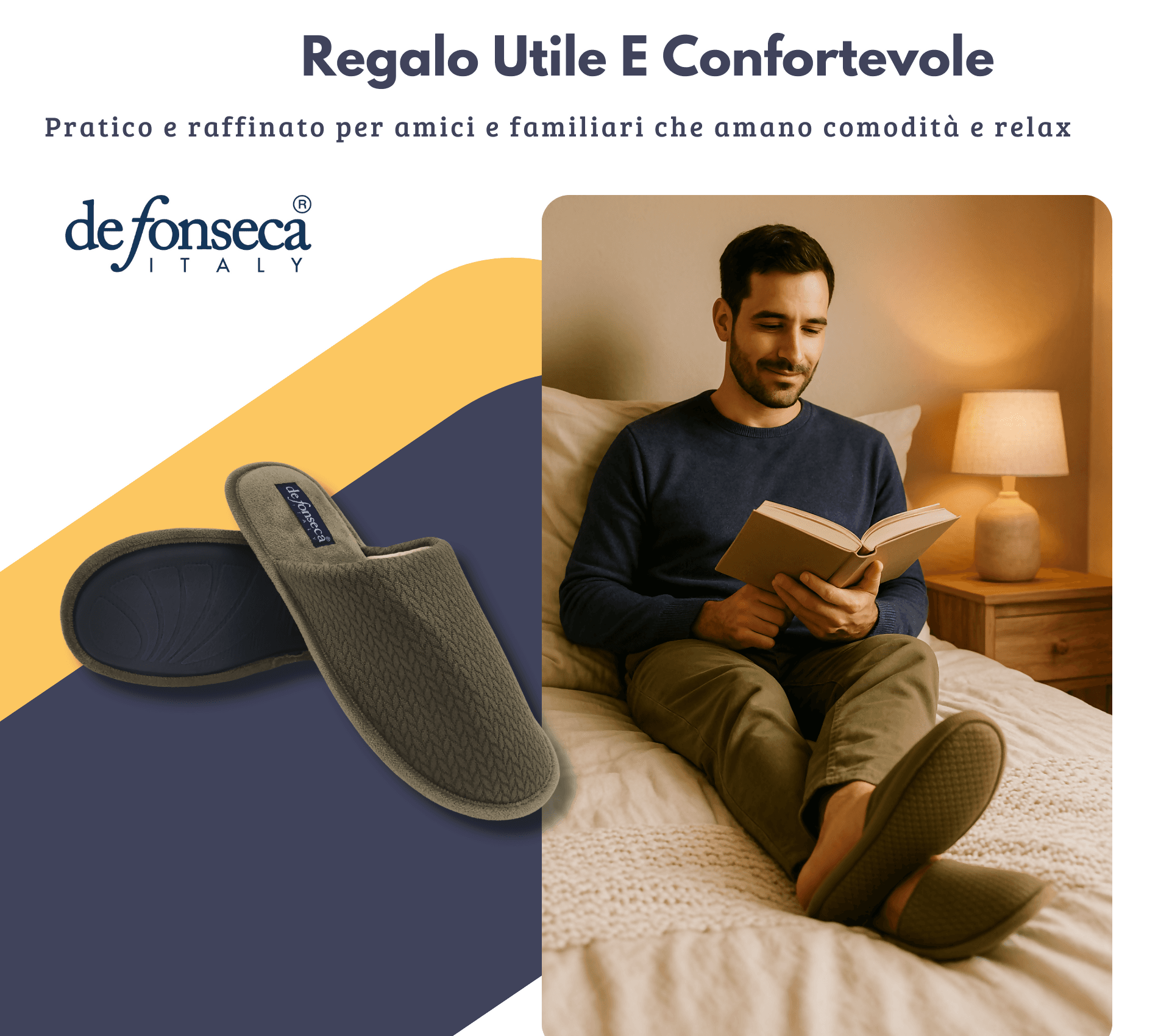 de fonseca Calde Ciabatte Uomo Donna, Pantofole Invernali Chiuse da Casa, Lavabili e per Ospiti in Pantofole Primo Calzature - Venezia, commercioVirtuoso.it