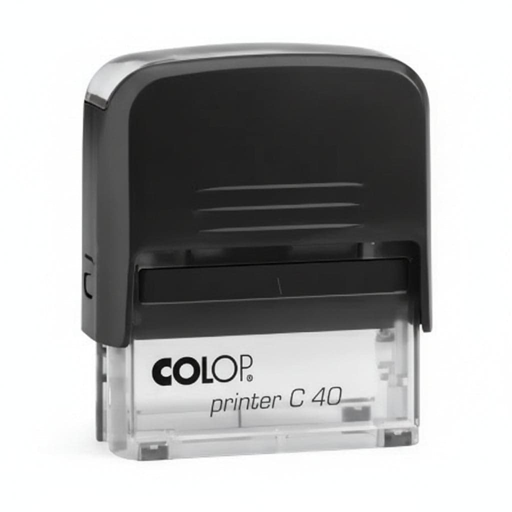 Timbro personalizzabile autoinchiostrante Colop Printer 40 Misure 23x59 mm