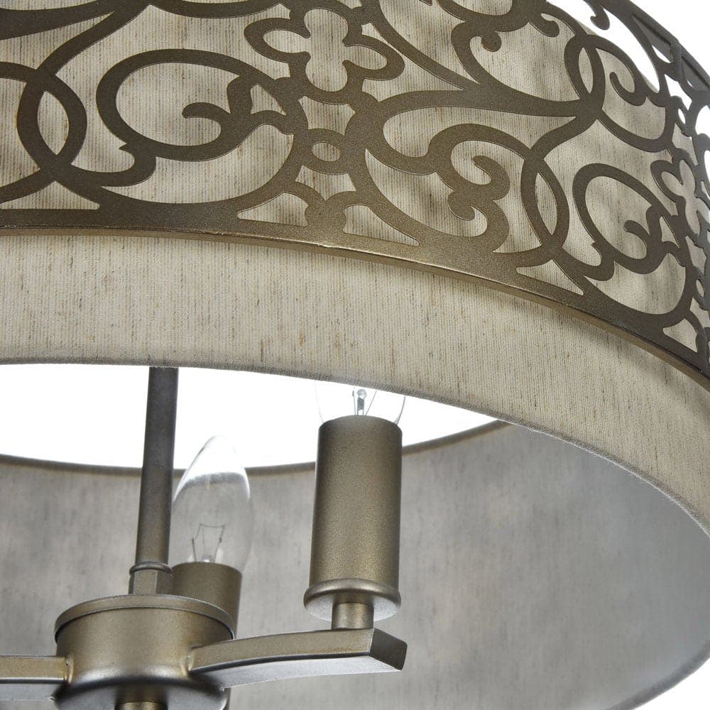 Lampadario Contemporaneo Venera Metallo Ottone 3 Luci Diffusore In Pvc in Lampade a sospensione LuceArt - Montecorvino Pugliano, commercioVirtuoso.it