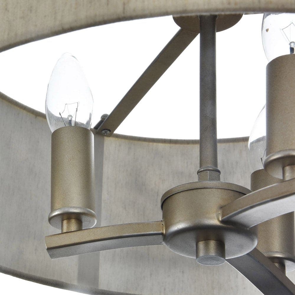 Lampadario Contemporaneo Venera Metallo Ottone 3 Luci Diffusore In Pvc in Lampade a sospensione LuceArt - Montecorvino Pugliano, commercioVirtuoso.it