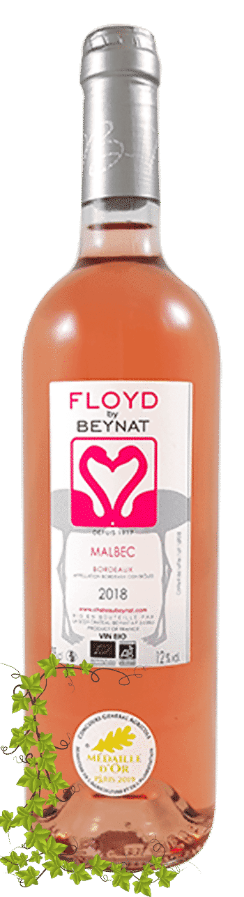 Vino Bordeaux Biologico Rosé Floyd By Beynat 2024 Vin De France Rosé 75CL BIO e Demeter Paese: Saint-Magne-de-Castillon