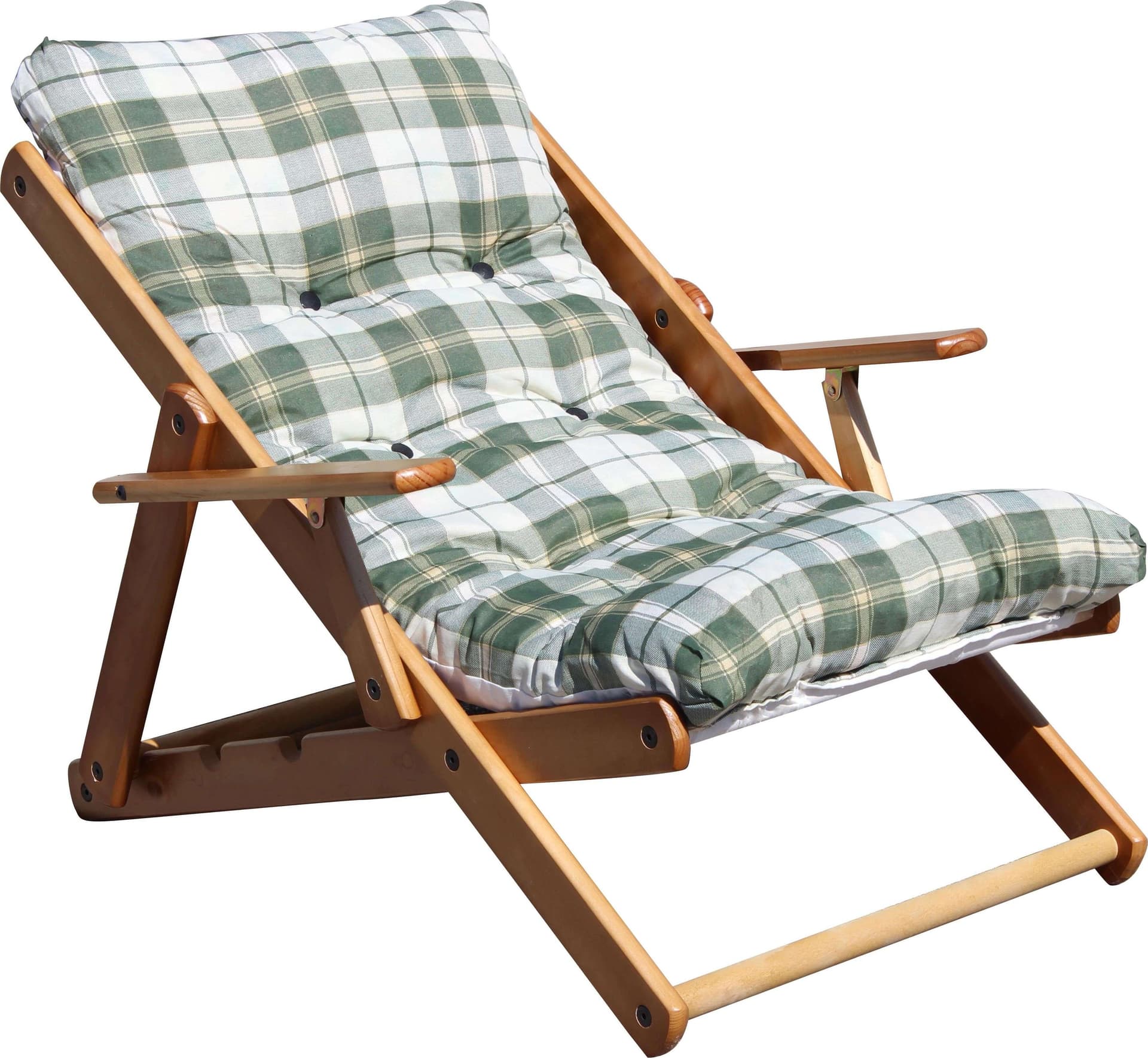 poltrona sdraio 3 posizioni completo di cuscino Verde in Poltrone relax et chaise longue Milani Home - Dueville, commercioVirtuoso.it
